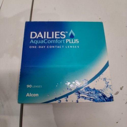 90PK ALCON DAILIES AQUA COMFORT PLUS ONE DAY CONTACT LENSES - PWR -3.25 - BC 8.7 - DIA - 14.0 image 3