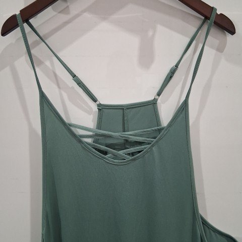WOMEN CASUAL JUMPSUI WITH POCKET - MEDIUM - GREEN image 4