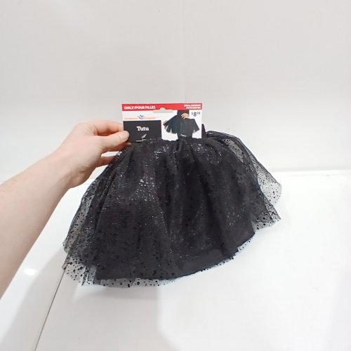 GIRL'S WAY TO CELEBRATE! SEQUIN TUTU - SMALL/MEDIUM - BLACK image 2