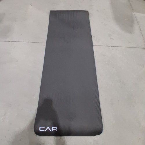 CAP BARBELL HIGH DENSITY EXERCISE YOGA MAT - 1/2" X 24"X 68" - BLACK (MODEL: MTIS-6523-12BK) image 3