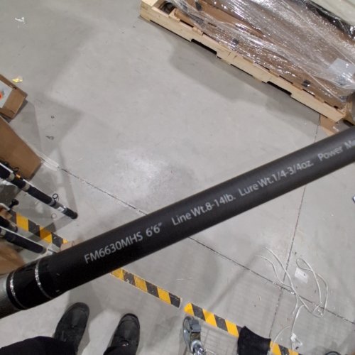 BPS FORMULA SPINNING COMBO FISHING ROD - 6FT 6" - MEDIUM HEAVY - 8-14 LBS - GREY/BLACK (MODEL: FM6630MHS) image 2