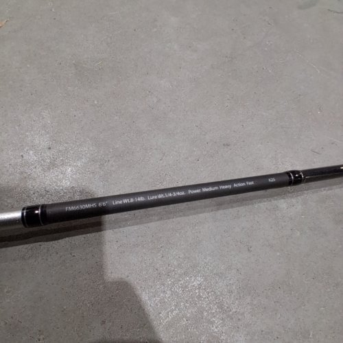 BPS FORMULA SPINNING COMBO FISHING ROD - 6FT 6" - MEDIUM HEAVY - 8-14 LBS - GREY/BLACK (MODEL: FM6630MHS) image 3