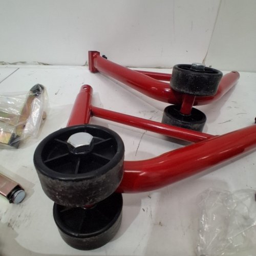 DIRT BIKE STAND - 850 LBS MAX CAPACITY - RED (MODEL: TD-003-05R) image 6