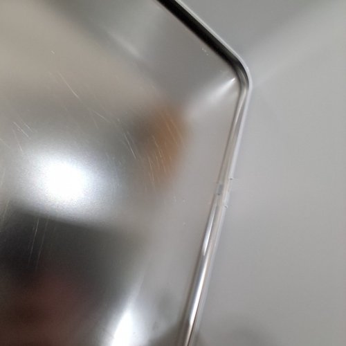 EOSARCU STAINLESS STEEL CAT LITTER BOX WITH LID - 47L - 23.62" X 15.74" X 15.74" - LIGHT GREY image 3