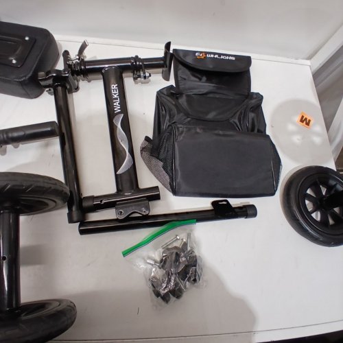 WHLICKS STEERABLE KNEE SCOOTER - 300LBS MAX - BLACK (ITEM: KS03) image 5