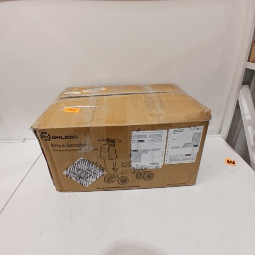 WHLICKS STEERABLE KNEE SCOOTER - 300LBS MAX - BLACK (ITEM: KS03) image 6