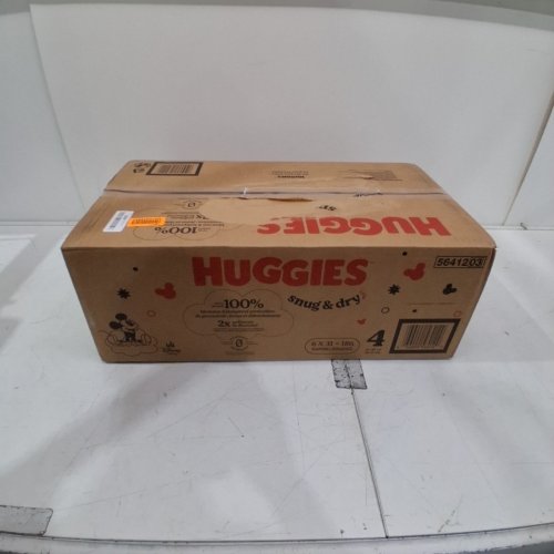 186PK HUGGIES SNUG AND DRY DIAPERS - SIZE 4 image 2
