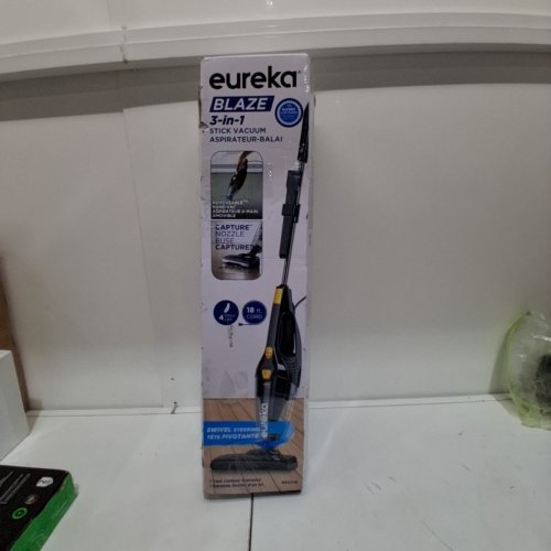 EUREKA HOME 3-IN-1 LIGHTWEIGHT MULTI SURFACE STICK VACUUM CLEANER/HANDHELD VAC - BLAZE BLACK (MODEL: NES212C) image 4