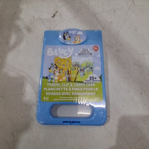 25PC BLUEY TRAVEL CLIP & CARRY CASE - 9.18" X 5.98" X 1.74" - BLUE (MODEL: 225734-BLFSC) image 2