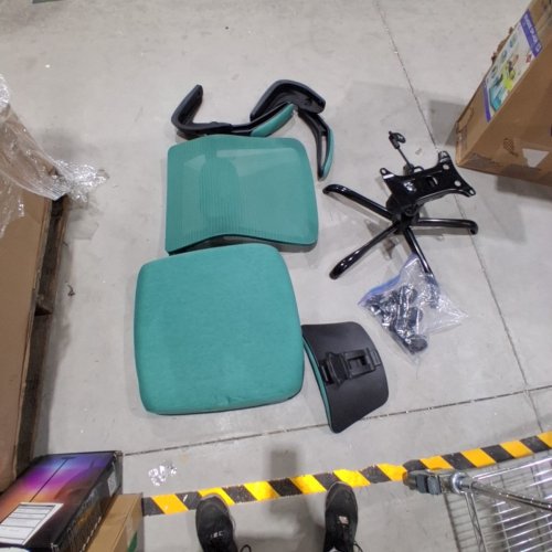CYKOV - HOME OFFICE CHAIR, ERGONOMIC MESH, HIGH BACK DESK CHAIR - 22" X 25" X 45" - HUNTER GREEN - (MODEL: OC-5189H-HG) image 2
