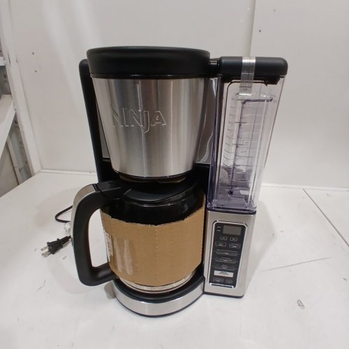 NINJA PROGRAMMABLE DRIP COFFEE MAKER - 12-CUP GLASS CARAFE - BLACK (MODEL: CE250C) image 2