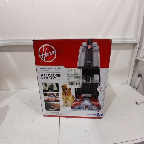 HOOVER POWER SCRUB DELUXE CARPET CLEANER/SHAMPOOER - RED (MODEL: FH50150VCD) image 10