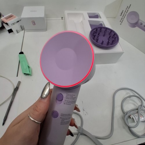 LAIFEN SE HIGH SPEED HAIR DRYER WITH 3 NOZZLE ATTACHMENTS- PURPLE (MODEL: 1876543) image 2