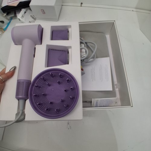 LAIFEN SE HIGH SPEED HAIR DRYER WITH 3 NOZZLE ATTACHMENTS- PURPLE (MODEL: 1876543) image 6
