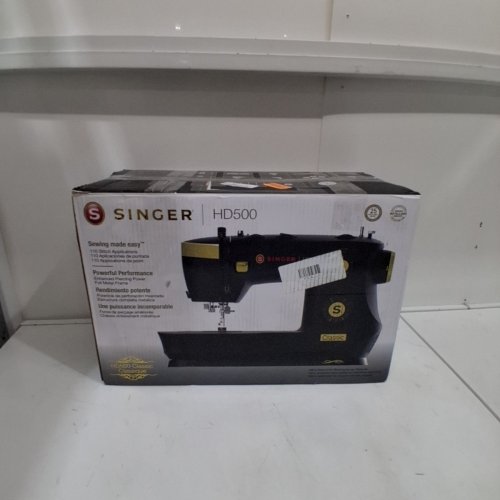 SINGER HEAVY DUTY 500 CLASSIC SEWING MACHINE WITH 23 BUILT-IN STITCHES - BLACK/GOLD (MODEL: HD500) image 5