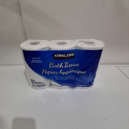 6PK KIRKLAND SOFT AND ABSORBENT TOILET PAPER - WHITE image 2