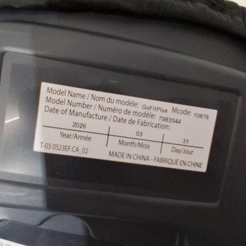 CHICCO GOFIT PLUS PORTABLE TRAVEL BACKLESS BOOSTER CAR SEAT WITH LATCH ATTACHMENT & QUICK-RELEASE LATCH REMOVAL - 40LBS -110LBS - AVENUE BLACK/CHARCOAL GREY (MODEL: 10878) image 2