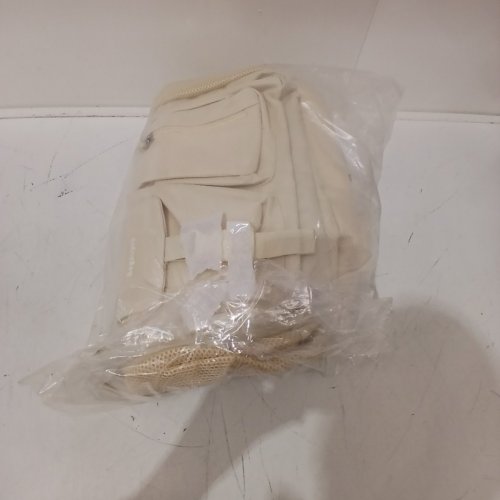 BAGSUPRA CUTE MIDDLE HIGH SCHOOL BACKPACK WITH CHARGING PORT - BEIGE image 6