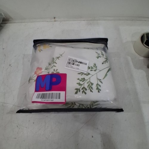 3PC JOLUSERE FLOWER DUVET SET -QUEEN - WHITE image 4