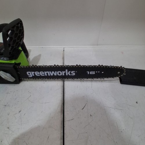 GREENWORKS PRO CORDLESS CHAINSAW *TOOL ONLY* - 40V - 16"- GREEN/BLACK (MODEL: 2000800/CSF401) image 3