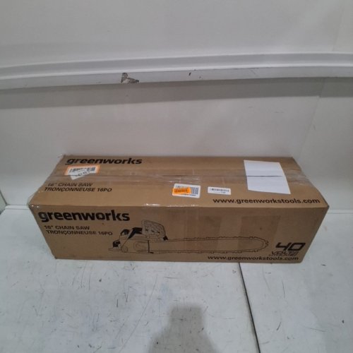 GREENWORKS PRO CORDLESS CHAINSAW *TOOL ONLY* - 40V - 16"- GREEN/BLACK (MODEL: 2000800/CSF401) image 6