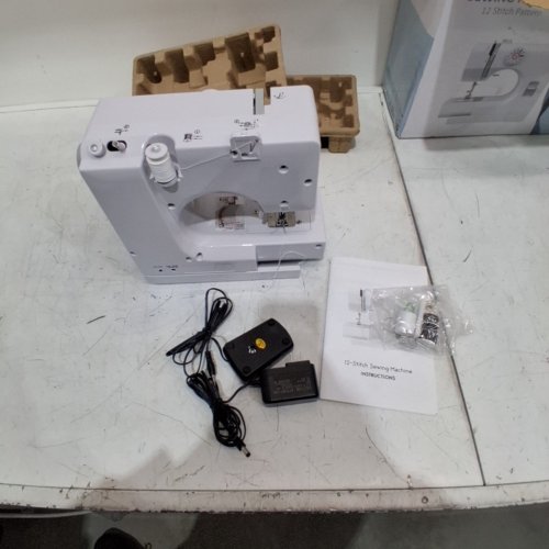 12-STITCH MINI SEWING MACHINE - WHITE (MODEL: UFR-725) image 3