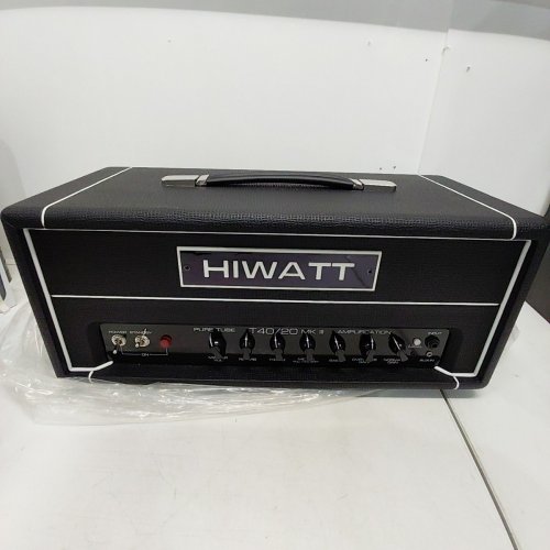 HIWATT PURE TUBE GUITAR AMPLIFIER HEAD - 40/20W - BLACK (MODEL: T40/20 MK III) image 3
