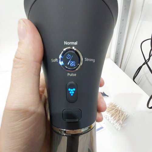 KAUGIC SMART ELECTRIC EAR CLEANER WITH DUAL TANK - BLACK (MODEL: CSJ-001) image 2
