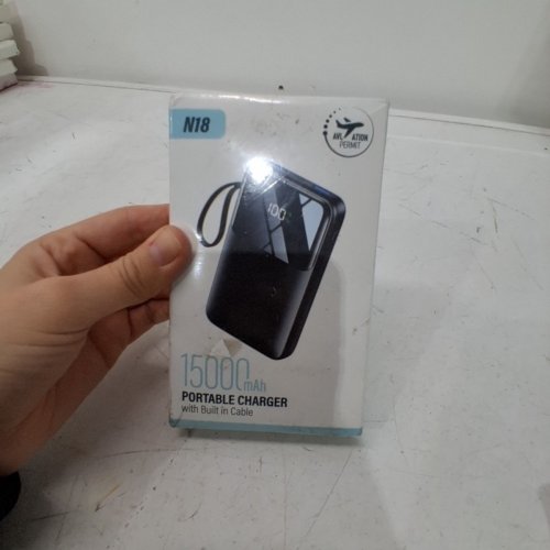 HELLEE PORTABLE POWER BANK - 15000MAH - 22.5W - DARK BROWN (MODEL:N18) image 2