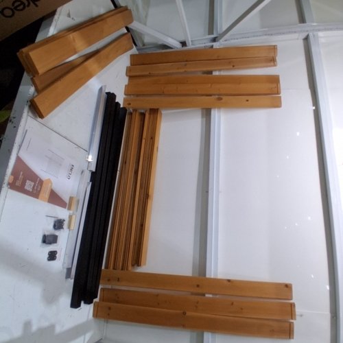 ENCLO RICHMOND NO-DIG WOOD PRIVACY SCREEN KIT - 38" X 42" - CEDAR / BLACK (ITEM: EC18008) image 3