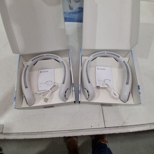 2PK JISULIFE RECHARGEABLE COOLING NECK FANS - WHITE (MODEL: 2789239) image 3