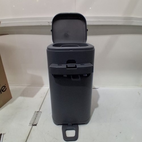 PET GENIE DOG WASTE ODOR CONTROL DISPOSAL PAIL - 18.5" - GREY (MODEL: ‎I000824) image 2