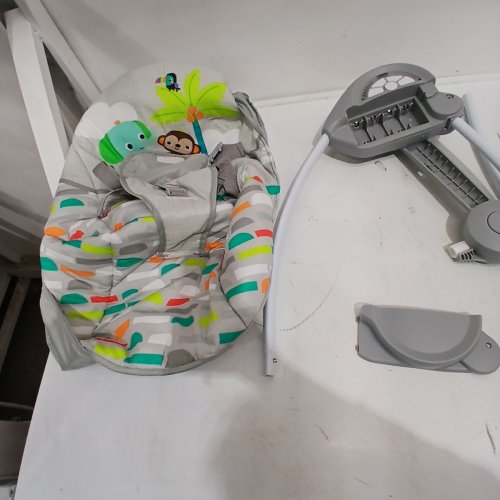 BRIGHT STARTS PLAYFUL PARADISE PORTABLE AUTOMATIC BABY SWING WITH MUSIC image 5