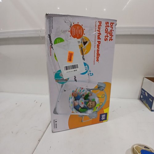 BRIGHT STARTS PLAYFUL PARADISE PORTABLE AUTOMATIC BABY SWING WITH MUSIC image 8