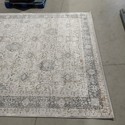 EDEN AREA RUG FOR LIVING ROOM / BEDROOM - 7FT 10" X 10FT - ZIPPORA GREY (MODEL:308458) image 3