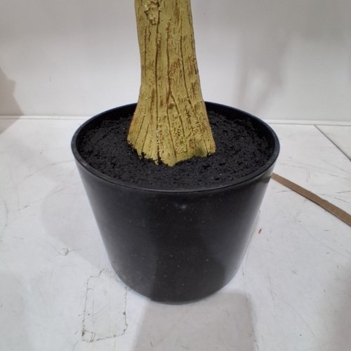 REALED ARTIFICIAL FAUX POTTED OLIVE SILK TREE WITH BRANCHES - 6FT image 3