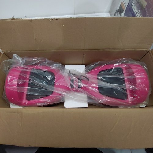 GOTRAX EDGE HOVERBOARD WITH LED - 6.5" WHEELS, UL2272 CERTIFIED, 25.2V 2.6AH BIG CAPACITY LITHIUM-ION BATTERY - DUAL 200W MOTORS UP TO 10KM/H (PINK) image 2