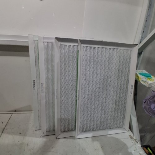 4PK 3M FILTRETE TOUGH ON POLLEN ELECTROSTATIC AC FURNACE AIR CLEANING FILTERS -16" X 25" X 1" - WHITE image 2