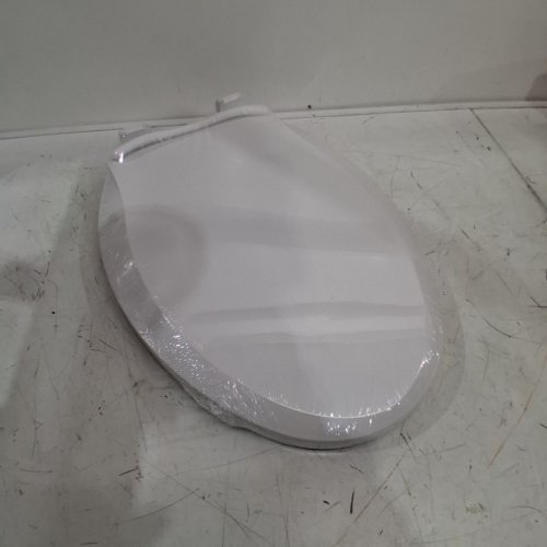GARVEE ELONGATED TOILET SEAT WITH BUILT-IN TODDLER SEAT - 19" - ELONGATED - WHITE (MODEL: PHO_0VP6OQUI) image 2