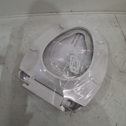 GARVEE ELONGATED TOILET SEAT WITH BUILT-IN TODDLER SEAT - 19" - ELONGATED - WHITE (MODEL: PHO_0VP6OQUI) image 3
