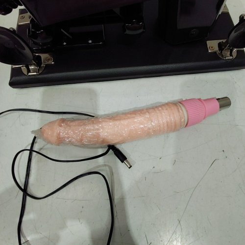 THRUSTING PORTABLE SEX MACHINE WITH ATTACHMENT - BLACK image 3