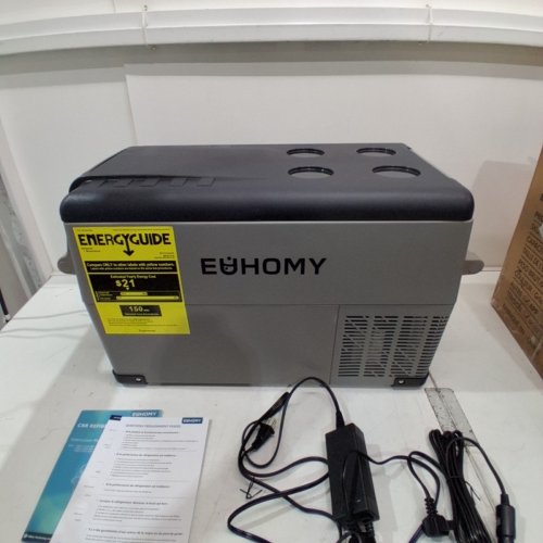 EUHOMY CAR ELECTRIC REFRIGERATOR COOLER WITH APP CONTROL - 32QT - 12V - GREY (MODEL: CF001-35GR-CAEH)) image 3