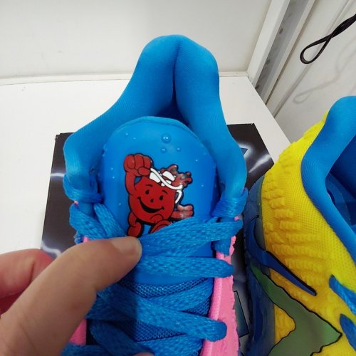 MEN'S NIKE JA 3 X KOOL AID BASKETBALL SHOES - 10.5 - LEMON VENOM / LIGHT GREEN SPARK / PINK BEAM / LIGHT PHOTO BLUE (STYLE: IW1159-700) image 11