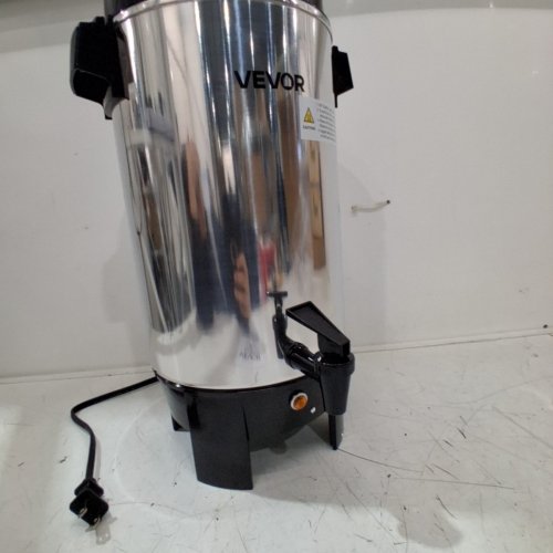 VEVOR COMMERCIAL COFFEE URN DISPENSER/ELECTRIC BOILER FOR FAST BREW - 40 CUPS - STAINLESS STEEL/BLACK (MODEL: FCMLA042) image 3