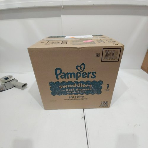 198PK INFANT'S PAMPERS SWADDLERS DISPOSABLE DIAPERS - SIZE 1 (8-14LBS) image 2