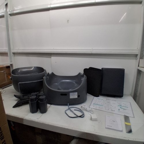FEELNEEDY OPEN-TOP SMART AUTOMATIC CAT LITTER BOX - 10L - GREY (MODEL: NR-2934) image 4