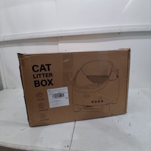 FEELNEEDY OPEN-TOP SMART AUTOMATIC CAT LITTER BOX - 10L - GREY (MODEL: NR-2934) image 8