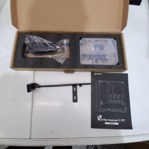 SKYTECH LEGACY GAMING / ANTEC DESKTOP COMPUTER CASE ONLY WITH ARGB FANS AND 420MM AIO LIQUID CPU COOLER - BLACK (MODEL: PERFORMANCE 1FT) image 3