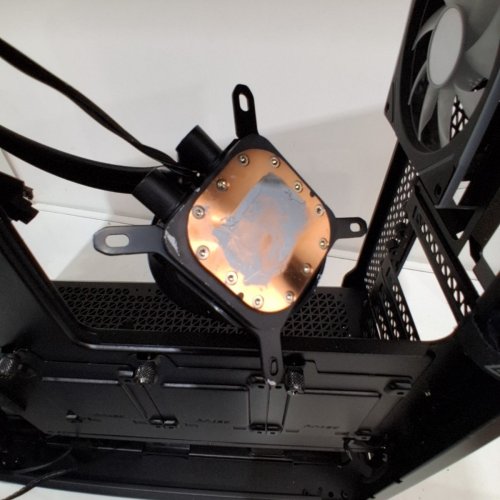 SKYTECH LEGACY GAMING / ANTEC DESKTOP COMPUTER CASE ONLY WITH ARGB FANS AND 420MM AIO LIQUID CPU COOLER - BLACK (MODEL: PERFORMANCE 1FT) image 5