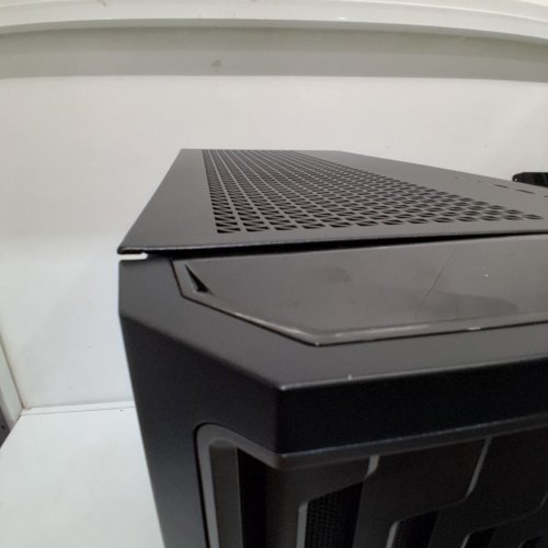 SKYTECH LEGACY GAMING / ANTEC DESKTOP COMPUTER CASE ONLY WITH ARGB FANS AND 420MM AIO LIQUID CPU COOLER - BLACK (MODEL: PERFORMANCE 1FT) image 7